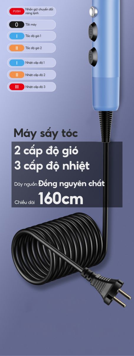 Máy sấy tóc KIPOR KP-HD421 8